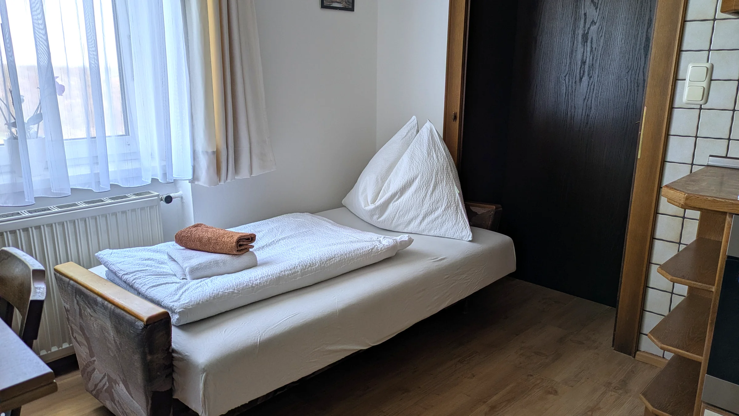 Ausziehbett im Wohnbereich